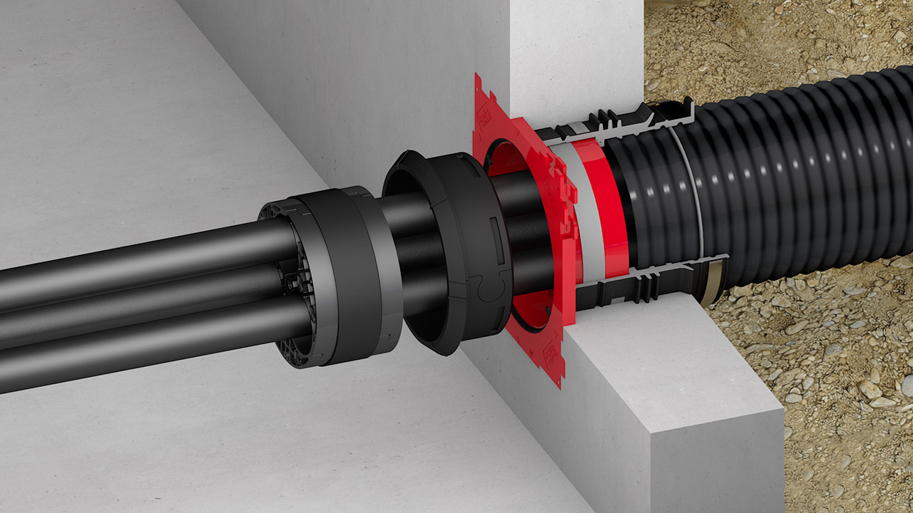 Pressure tightness up to 0.5 bar